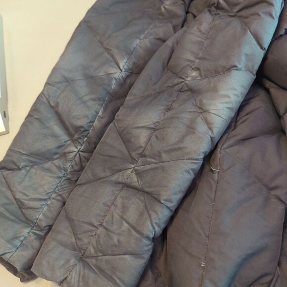 The North Face Miss Metro Parka Coat Womens Medium Black Goose Down Long Winter - Picture 5 of 10